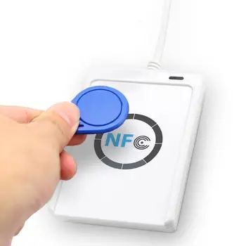 RFID Skaitytuvą Rašytojas Kopijuoklis popierinės kopijavimo aparatų matricos Rašyti kopijuoti USB S50 13.56 mhz ISO/IEC18092+5vnt M1 Korteles NFC ACR122U Dropship