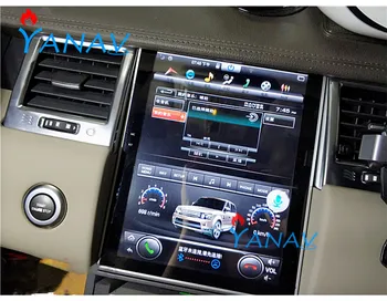 Automobilio DVD Grotuvas gps Navigacija-Land Rover Range Sporto L320 2009 M.~2013 Headunit stereo Stebėti tesla stiliaus 