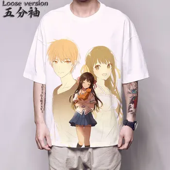 Anime Vaisių Krepšelio Marškinėliai Sohma Kyo Yuki Jiedu Tooru Furuba Vaisių Krepšelio Manga T-Shirt Mielas Kawaii Harajuku Streetwear Tee