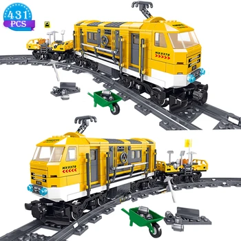 Įrangos pardavimas, biuro įrangos Kūrėjai Dizaino Geležinkelio Priežiūros Traukinio Blokai Miestas Serija Vaikų Švietimo Žaislai, Kalėdų Dovanos