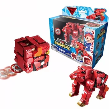 2020 Naujas screechers vienas gabalas sprogo Deformuoti kubo veiksmų skaičius, anime Transformuota karo žvėris Transformacijos robotas žaislas vaikams dovanų