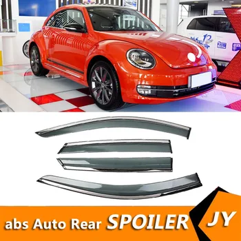 Volkswagen Beetle 2013-2016 M. Langų Skydelius Ventiliacijos Atspalvių Saulės, Lietaus Reflektoriai Apsaugas s Auto Reikmenys 4PCS/SET