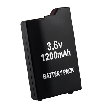 2vnt 1200mAh 3.6 V Įkrovimo Ličio Jonų Baterija Sony PSP 2000/3000 PSP-S110 Konsolės žaidimų pulto Baterijos Pakeitimas