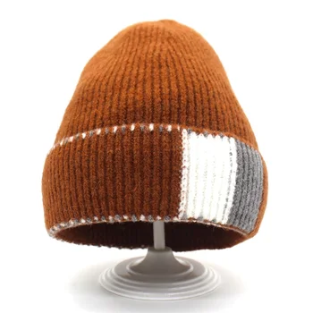 Minhui 2018 Nauja Rudens Žiemos Skrybėlę Šiltas Vilnos Megztos Kepurės Moterims Beanies Mados variklio Dangčio Gorro Skullies Moteriškos Kepurės