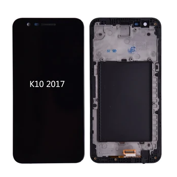 Dėl LG K10 2017 M250N X400 LCD ekranas su Jutikliniu Ekranu, skaitmeninis keitiklis LCD LG K10 2017 K20 Plius M250 M250DS su karkasu