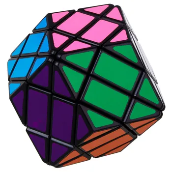 Originalus, Aukštos Kokybės LanLan 4x4 Rhombohedral Dodecahedron Diamond Magic Cube Megaminxeds Greičio Įspūdį Kalėdų Dovana Vaikams, Žaislai