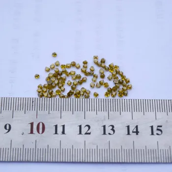 Didelis Dalelių monokristalo Sintetinių Deimantų 2.2 mm Vidutinis Svoris 0.109 Carat