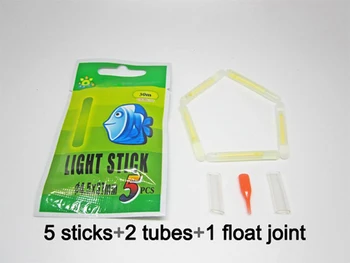 250pcs/50packs Cheminis Šviesos Glow light Stick 