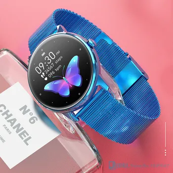 Mados Smart Watch Moterų Vandeniui Smartwatch Kraujo Spaudimas, Širdies Ritmo Monitorius Riešo Žiūrėti Ponios Apyrankę Smart Laikrodis Žiūrėti