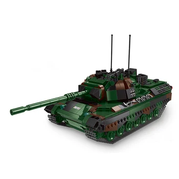 Naujas Xingbao Karinės Armijos Leopard 2 Tankai Blokai SS Plytų Tankai Modelis Rinkiniai Berniukas Žaislai WW2 Žaislai, Kalėdų Dovanos