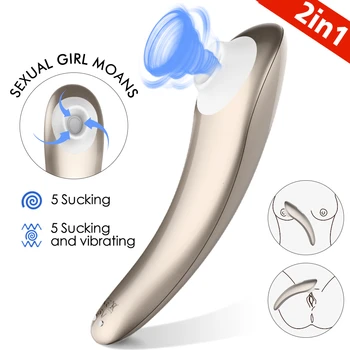 Klitorio Stimuliatorius 10 Siurbimo Galingas Režimai Oro Slėgio Impulso Bangos Technologija Atspari Vandeniui Silikoninė Sekso Žaislai Moterims, Poroms