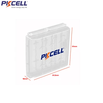 12Pcs PKCELL 1.2 v NIMh AAA Baterijos AAA 1000mAh nimh Įkraunamos Baterijos ir 3PC Baterijų Laikiklis Dėžės Atveju