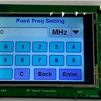 HHO-35-4400M ADF4351 RF Signalo Šaltinio Signalo Generatoriaus Banga / Taškas Dažnis Paspauskite Sn LCD Ekranas Valdymo