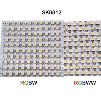 100vnt Built-in 5050 SMD RGB SK6812 IC DC5V SK6812 LED Valdybos Heatsink RGBW/RGBWW LED lustai (10mm*3mm)