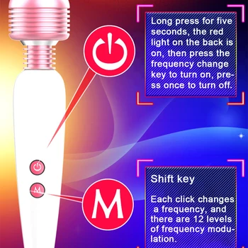 Naujas Magic Wand Vibratoriai moterims USB Mokestis AV Stick Moterų G Spot Massager Klitorio Stimuliatorius Suaugusiųjų Sekso Žaislai Moteris