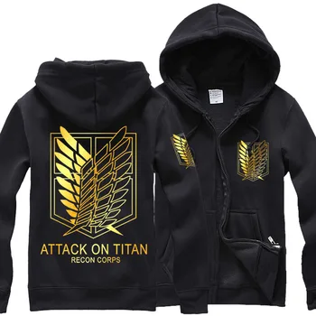 Išpuolis Titan hoodie Shingeki no Kyojin Legiono Hoodie Cosplay Kostiumų Hoodie Skautų Legiono Gobtuvu Striukė Kailis