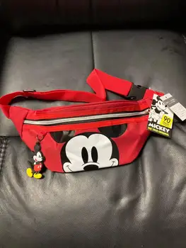 Disney mcikey pelės mergaitė berniukas krepšys animacinių filmų krūtinės maišelį Minnie Diržo maišelis moterų pečių maišą