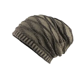 Vyrų Žiemos Skrybėlę Kepuraitė muts variklio dangčio כובעים шапка бини Kietas Mezgimo Bžūp Modelio Žiemos Earmuffs Plius Aksomo Storas Šiltas Skullies #H