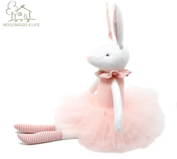 38cm Prabanga Mogo Bunny Lėlės Velykų Dovana, Minkšti Žaislai, rankų darbo iškamša Ballerina Bunny Lėlės Princesė Bunny Lėlės