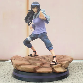 23cm Naruto Shippuden GK Statulėlės Hinata Hyuuga Twin Liūtai Pirmoji Kova Ver. PVC Pav Kolekcionuojamos Lėlės Modelis Žaislas