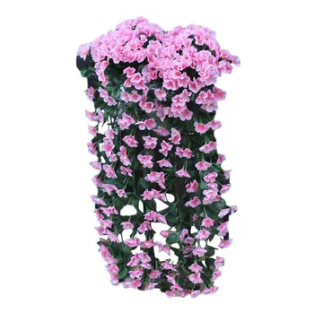 Naujas Violetinis Dirbtinių Gėlių Dekoravimo, Modeliavimo Sienos Kabo Krepšelį Gėlių, Orchidėjų Šilko Gėlių Vynuogių kunstliche blumen #ZY7