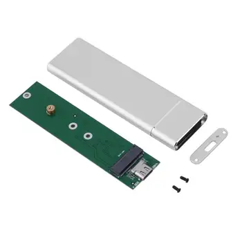 USB 3.1 Tipo C iki 2 M. NGFF SSD Talpyklos Kietojo disko Disko Dėžutė 6Gbps Išorės Talpyklos Atveju m2 SATA SSD USB 3.1 2260/2280