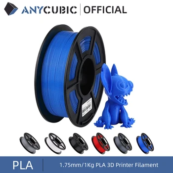 ANYCUBIC PLA Gijų 1.75 mm Plastikinių 3D Spausdintuvą, 1kg/Roll Tvarkingas Ritės Nr. raizginys Spausdinti Sklandžiai Medžiagos Spausdinimas