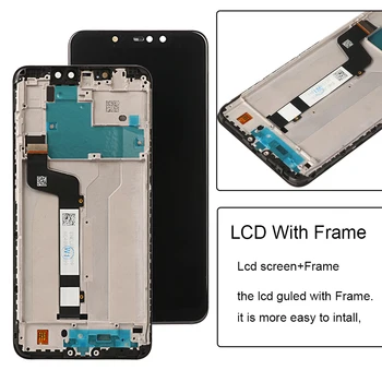 LCD Ekranas Xiaomi Redmi 6 Pastaba Pro Touch Ekranas skaitmeninis keitiklis Asamblėjos Pakeisti Xiaomi Redmi 6 Pastaba Pro 