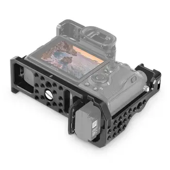SmallRig A7M3 Kamera Cage Kit for Sony A7R III / A7III Fotoaparatas ateina su HDMI užrakinti ir Guma Rankena Viršuje su šlapia Danga
