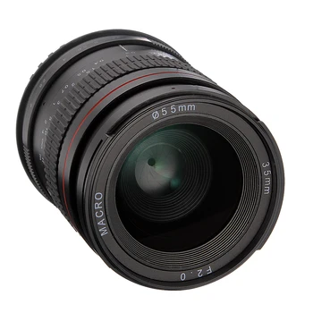 35mm F2.0 Plataus Kampo Rankinis Fokusavimas MF Makro Premjero Objektyvas Canon EOS 60D 70D 750D 650D 5DII 5DIII Kameros