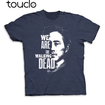 Naujas Atvykimo Vyrų Mados We Are The Walking Dead Glenn Rhee vyriški T-shirt, TWD Grafinis Tee cool marškinėliai