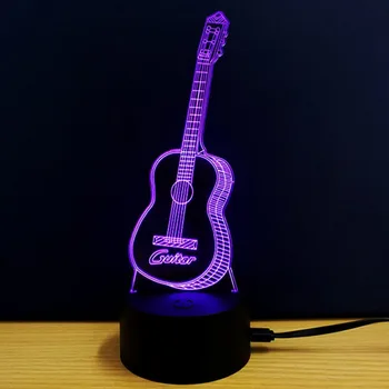 Jutiklinio Jungiklio Stalas Stalas Šviesos 3D Akrilo Muzikos Naktį LED Šviesos Lempos Akrilo Atmosfera, Šviesos, Home Office Suvenyras, Dovana