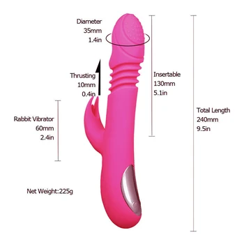 Rabbit vibratoriai Dildo G Spot Multispeed Masažas Moterims Suaugusiųjų silikono Sekso įrankiai, produktai, mašinos, žaislai poroms moteris erotika