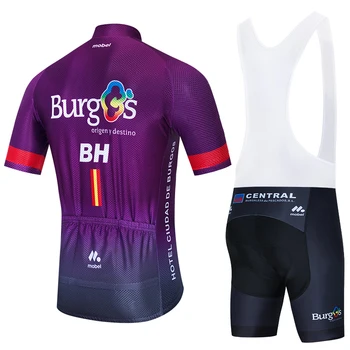 2021 Violetinė BH dviračių Drabužių Komanda dviračių džersis Kelnės Sportinės aprangos Ropa Ciclismo mens 20D vasarą PRO dviračių Šortai Maillot