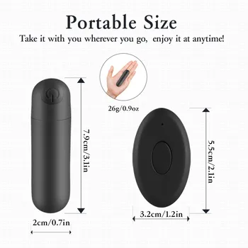 Belaidis Nuotolinio Apatiniai Vibratorius Mini Kulka Vibratorius, Skirtas Moterims, 10 Greičio G Spot Klitorio Stimuliacija USB Sekso žaisliukai suaugusiems