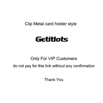 Įrašo Metalo kortelės laikiklį, VIP NUORODĄ-Tik VIP klientams, prašome susisiekti su mumis prieš jūsų užsakymą!