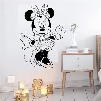 Juokinga Mickey Minnie Meilužis Siena Lipdukas Lipni Lil Peep Tapetai, Lipdukai Vinilų Lipdukai ant Sienų Vaikų Apdailos 3D