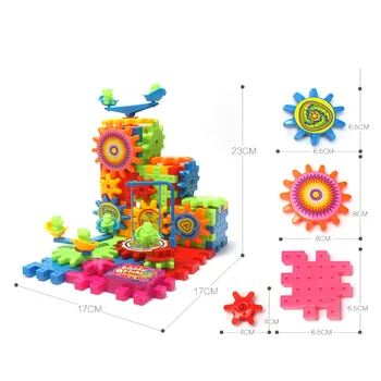 81 Vnt. Plastikinių Elektros Pavaras, 3D Puzzle Statybos Rinkiniai Plytų Vaikas Anksti Švietimo Žaislai Vaikams Kalėdų Berniukas Žaislai, Dovanos