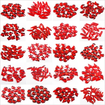 2000Pcs/ 20 Rūšių 1 Dėžutė nagų kalnų krištolas didelis raudonas specialios formos Crystal AB -2000 Sumaišykite formų - Nagų dailė - Cirkonio - STIKLO