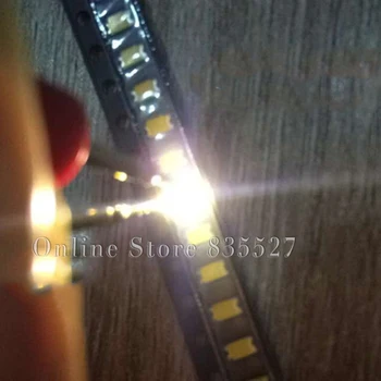 1000PCS/DAUG 1206 3216 šiltai balta SMD lemputė karoliukai ryškus LED šviesos diodų led pabrėžti lemputė