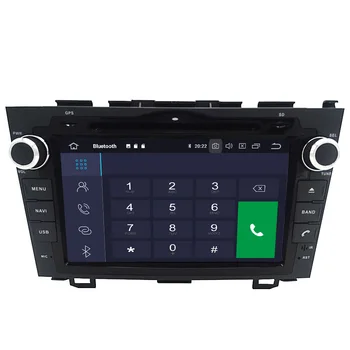 4+64 Android 9.0 Automobilio Stereo Smart Daugiaformačių DVD Grotuvas GPS Honda CRV 2006-2011 Garso ir Vaizdo radijo magnetofonas BT galvos vienetas