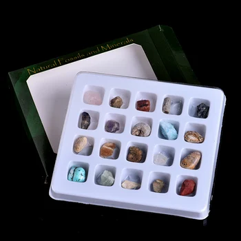 Gamtos 20 1 gem gyvūninės raižybos žaliavų valymo originalus akmens dovanų dėžutėje rankų darbo papuošalai gali būti didmeninės