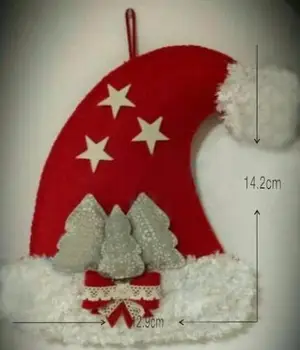 Kalėdų skrybėlę 2019 naujas medinis pelėsių pjovimo miršta scrapbooking Storis/15,8 mm