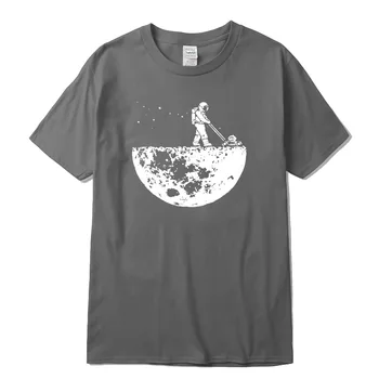 XIN YI vyriški T-shirt aukštos kokybės medvilnės Mėnulio ekologiškesnių spausdinimo atsitiktinis trumpas rankovės kietas laisvi o-kaklo marškinėlius vyrų t-shirt