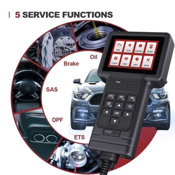 THINKCAR ThinkScan S02 Visa Sistema OBD 2 Diagnostikos Įrankis, skirtas BMW OBDII Kodas Skaitytojas Paramos Aliejus/Stabdys/SAS/ETS/DPF Reset Paslaugos