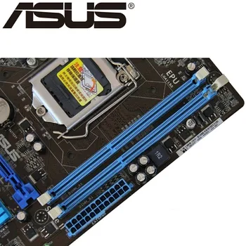 Asus P8H61-M LX Darbastalio Plokštė H61 Socket LGA 1155 i3 i5 i7 DDR3 16G uATX UEFI BIOS Originalus Naudojami Mainboard Parduoti