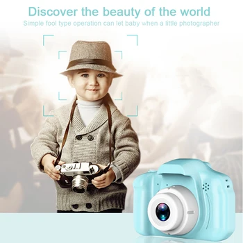 Mielas Mini Vaikų Skaitmeninis Fotoaparatas Vaikams nufotografuoti Mini Kamera 1080P Vaikams, Žaislai, Kalėdų Dovaną Vaizdo įrašymo Kameros