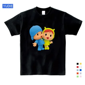 Pocoyo marškinėliai Vaikų sportinius marškinėlius, Animacinių filmų berniukams trumpomis Rankovėmis T-Shirt Berniukų Vasaros Mergaitės Lopšelio Mados Kūdikių Drabužiai Vaikams