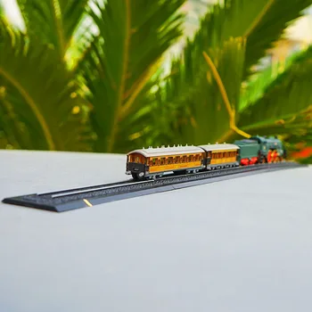1:220 masto Klasikinis garų Geležinkelių traukinio modelį, nustatyti Surinkimo dekoracija dovanos Vaikams, vaikų vežimo transporto priemonės, žaislai, Pramogos