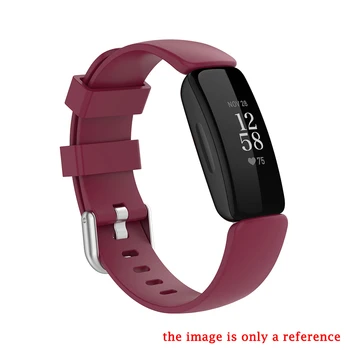 Silikono riešo dirželis Fitbit inspire 2 smart watch priedų pakeitimo minkštos apyrankės už fitbit inspire2 apyrankę kilpos